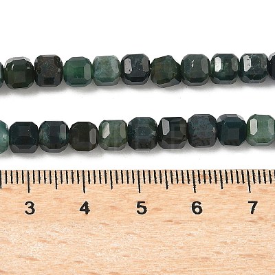 Natural Moss Agate Beads Strands G-F797-A21-01-1