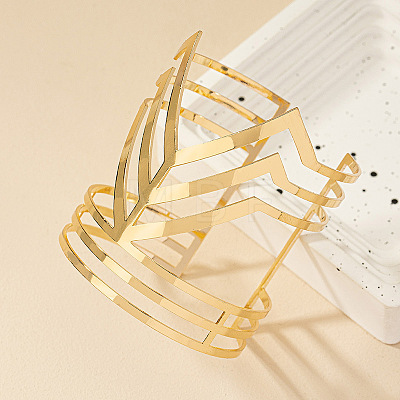 Fashionable Hollow Alloy Cuff Bangles for Women FS-WGDCE3E-01-1