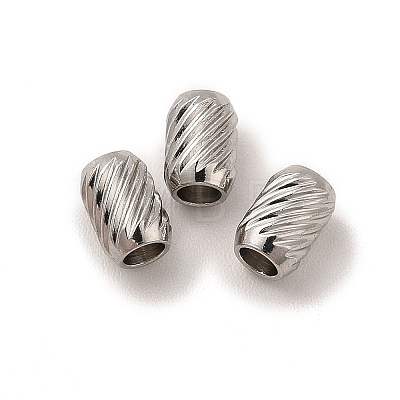 Non-Tarnish 201 Stainless Steel Beads STAS-M089-09P-1