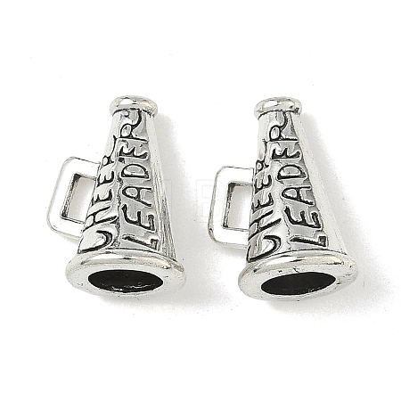 Cheerleader Megaphone Tibetan Style Alloy Pendants TIBEP-NH0001-01A-AS-1