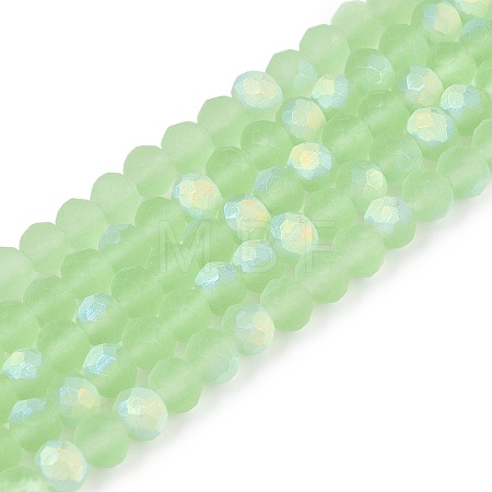 Transparent Glass Beads Strands EGLA-A044-T4mm-MB09-1