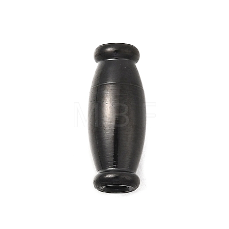 Barrel 304 Stainless Steel Magnetic Clasps STAS-D382-03C-EB-1