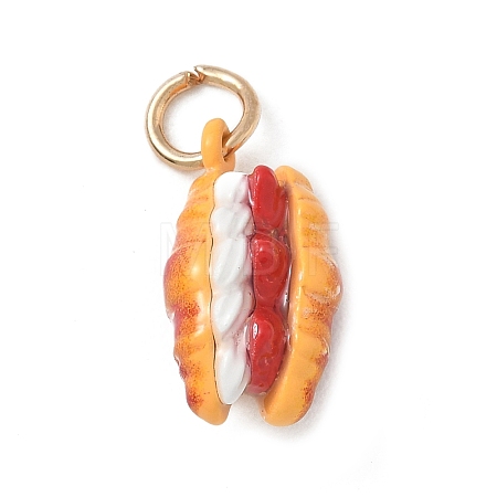 Alloy with Enamel Pendants LS-AL-CBAE186-01G-02-1