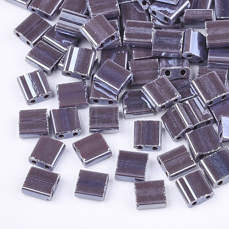 2-Hole Opaque Glass Seed Beads SEED-S023-27C-07-1