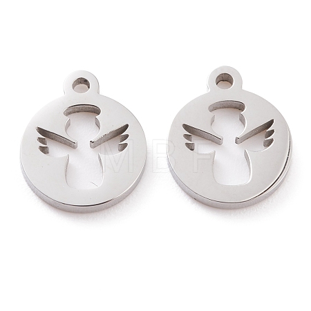 Non-Tarnish 304 Stainless Steel Charms STAS-Y002-15P-1