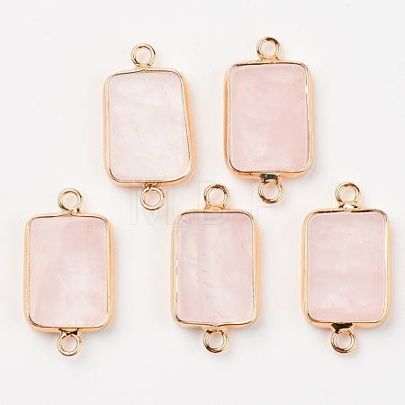 Natural  Rose Quartz Links G-R464-002A-1