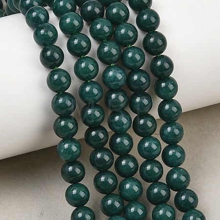 Dyed Natural White Jade Beads Strands GG-CBAD029-A06-6mm-1