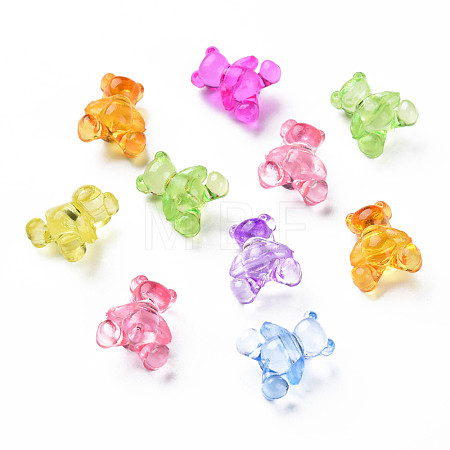 Transparent Acrylic Beads X-MACR-N013-006-1