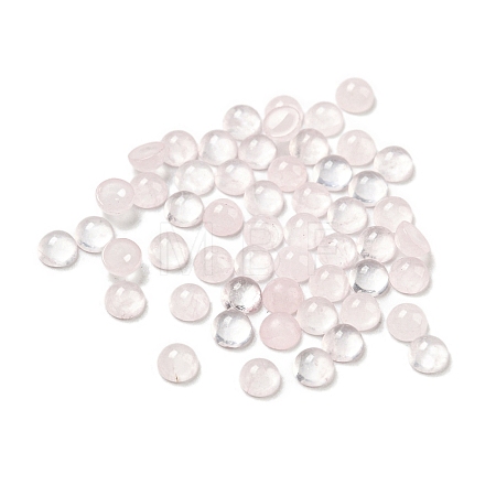 Natural Rose Quartz Cabochons G-Q173-01A-09-1