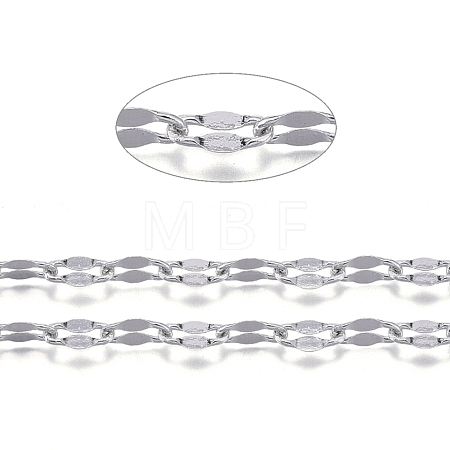 Tarnish Resistant 3.28 Feet 304 Stainless Steel Dapped Chains X-CHS-F011-15A-P-1