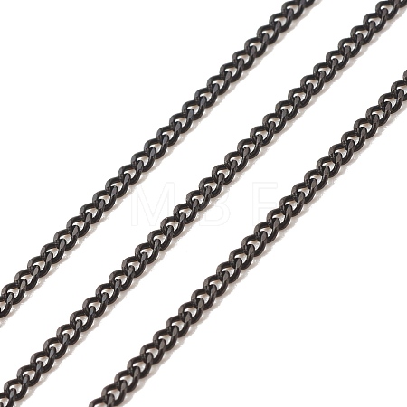 304 Stainless Steel Curb Chains CHS-E005-02EB-1