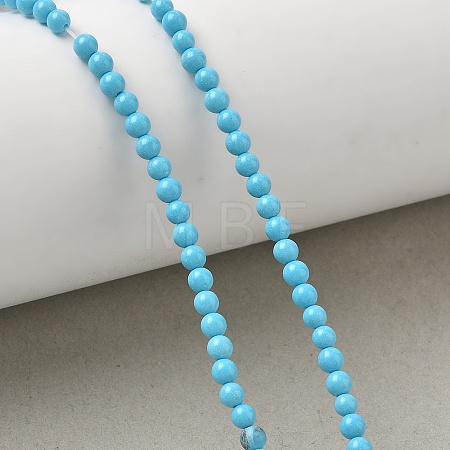Synthetic Turquoise Beads Strands GG-CBA391B-03B-01-1
