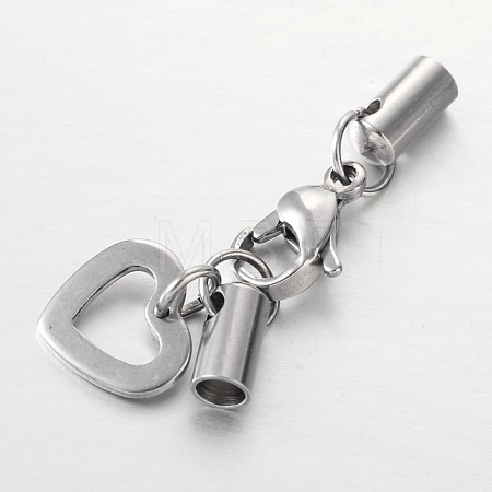 Tarnish Resistant 304 Stainless Steel Lobster Claw Clasps FIND-JF00069-01-1