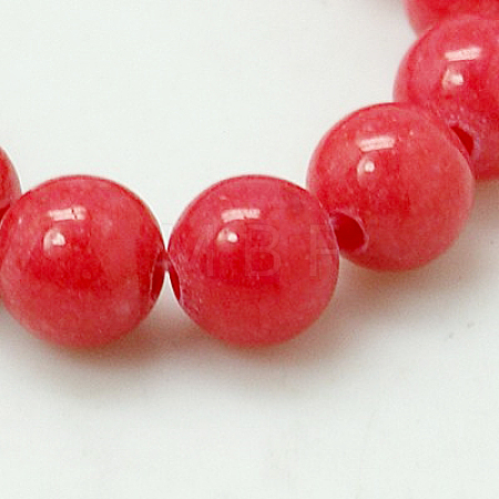 Natural Mashan Jade Round Beads Strands X-G-D263-10mm-XS16-1
