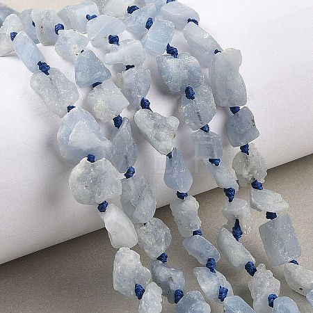 Raw Rough Natural Aquamarine Beads Strands G-D101-A05-01-1