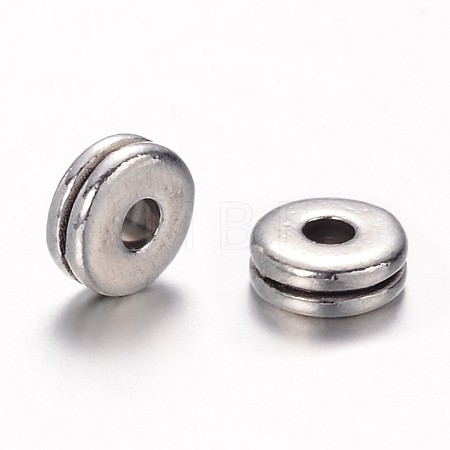 Tibetan Style Alloy Spacer Beads TIBEB-ZN60102-AS-RS-1