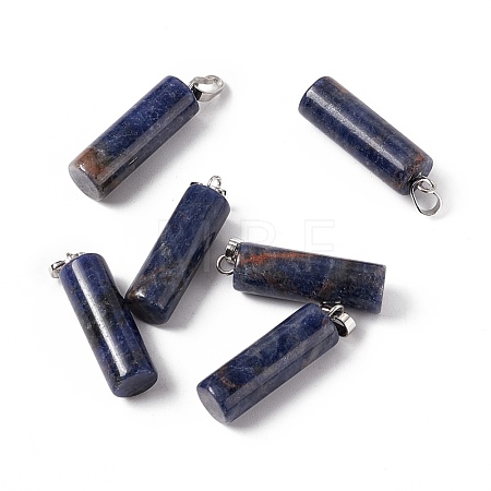 Natural Sodalite Pendants G-E135-02P-07-1