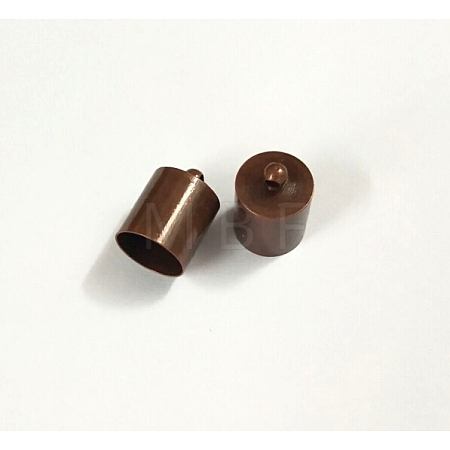 Brass Cord Ends X-KK-D219-12x8-R-NF-1