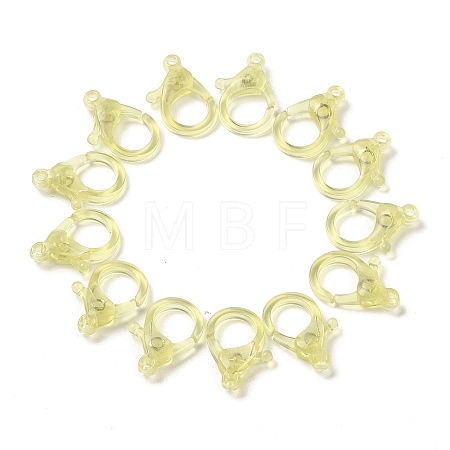 Transparent Plastic Lobster CLaw Clasps KY-H005-A01-1