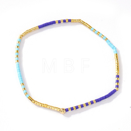 Bohemian Color Glass Seed Beaded Stretch Bracelets for Women Elegant Casual Jewelry Gift ES9222-4-1