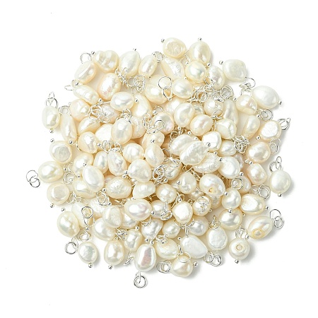 10Pcs Natural Cultured Freshwater Pearl Pendants PALLOY-YW00178-02-1