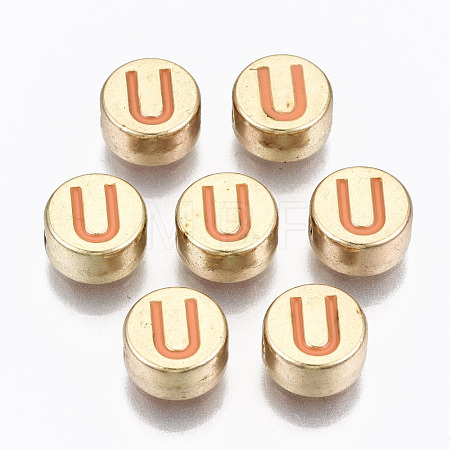 Alloy Enamel Beads ENAM-S122-029U-RS-1