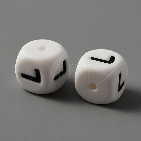 Food Grade Eco-Friendly Silicone Beads LS-SIL-WH0001-41L-1