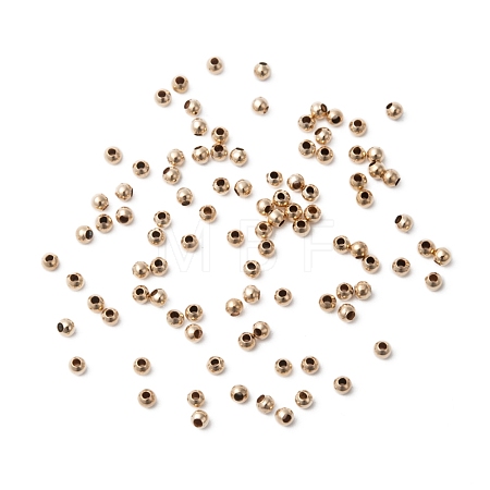 Yellow Gold Filled Beads X-KK-G156-2mm-1-1