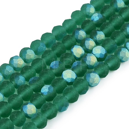 Transparent Glass Beads Strands EGLA-A044-T4mm-MB18-1