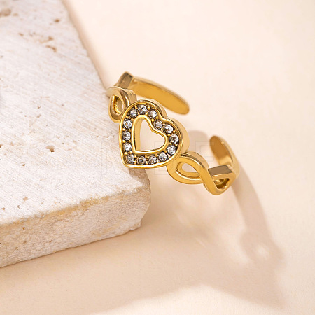 304 Stainless Steel Cuff Open Rings WG74A9B-01-1