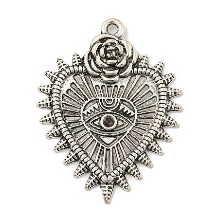 Tibetan Style Alloy Pendants Enamel Settings LS-TIBE-L013-10AS-02-1