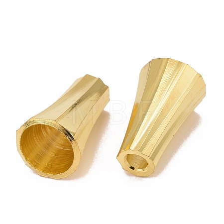 Brass Bead Caps KK-E362-G-1