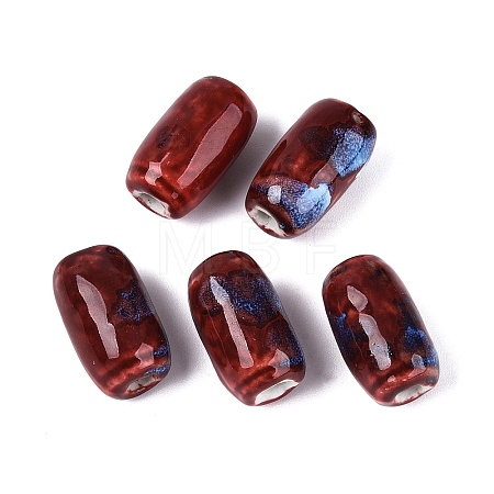 Vintage Handmade Porcelain Beads PORC-N013-12-27-1
