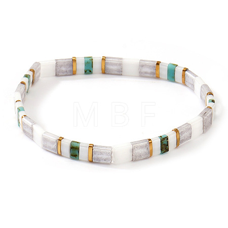 Glass Seed Beads Stretch Bracelets for Women MI7337-3-1