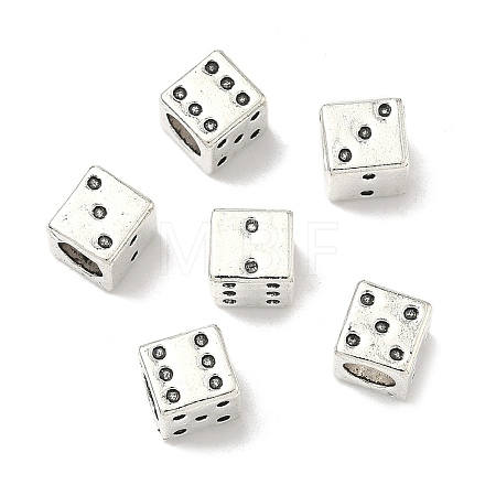 Tibetan Style Alloy European Beads X-TIBE-Q050-132AS-LF-1