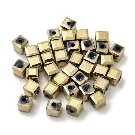Electroplate Glass Beads EGLA-Z004-04A-09-1