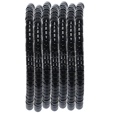 1 Strand Natural Black Onyx Beads Strands G-PA0002-32-1