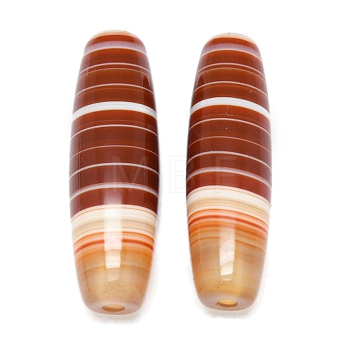 Tibetan Style dZi Beads G-Q166-07-1