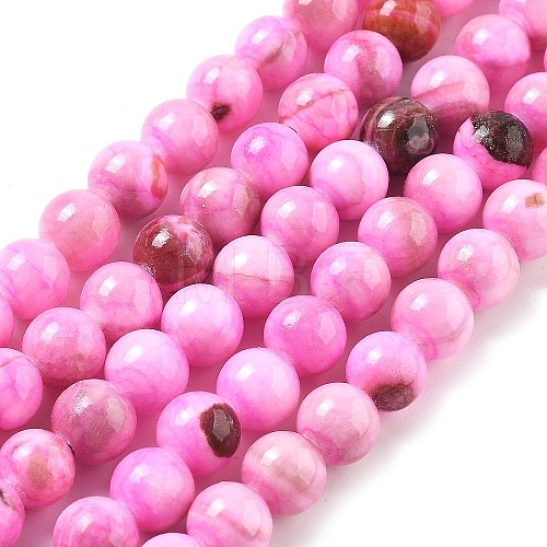 Natural Persian Jade Beads Strands G-A255-A02-02G-1