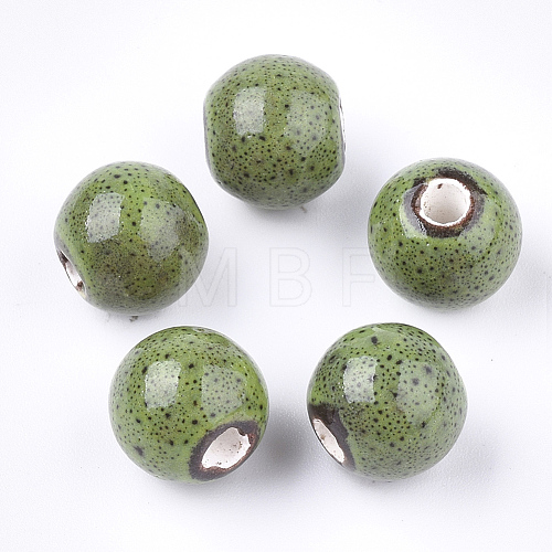 Handmade Porcelain Beads PORC-Q262-01D-1