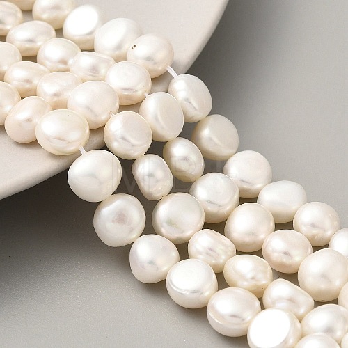 Natural Cultured Freshwater Pearl Beads Strands PEAR-A006-09I-1