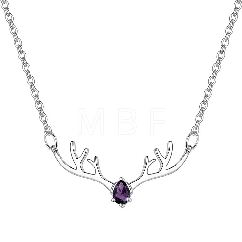 Deer Urn Ashes Pendant Necklace PW-WG78BFC-02-1