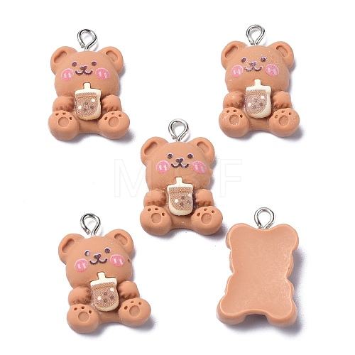 Resin Pendants X-RESI-G026-03-1