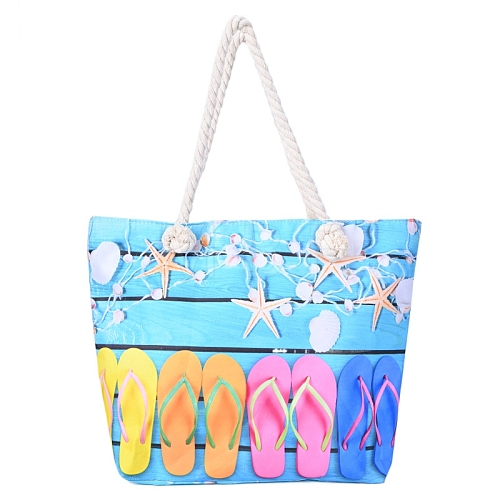 Printed Canvas Women's Tote Bags PW-WG059C4-03-1