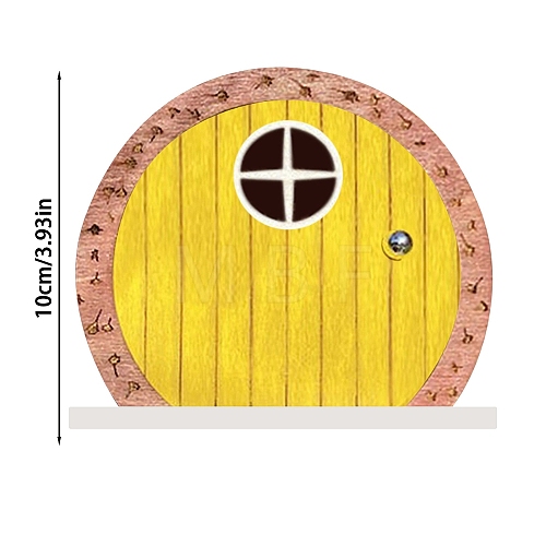 Miniature Wooden Garden Door MIMO-PW0001-172T-1