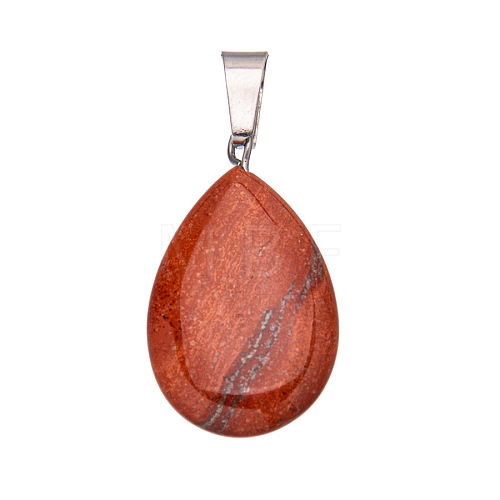 Natural Red Jasper Pendants PW-WGF34F4-08-1