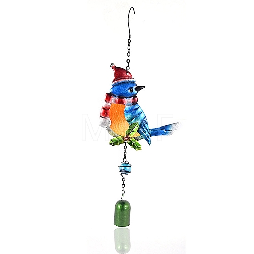 Christmas Glass Wind Chimes PW-WG1F002-13-1