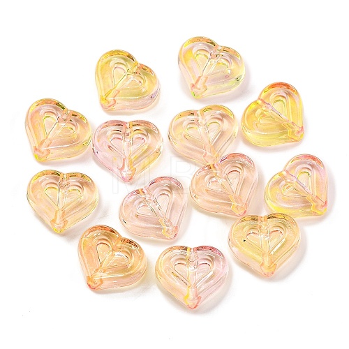 704Pcs Two Tone Transparent Acrylic Beads MACR-K359-28D-1