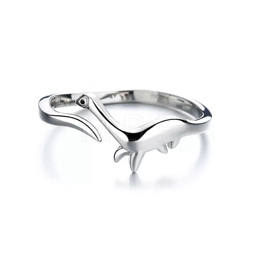 Dragon Zinc Alloy Cuff Rings for Unisex PW-WGB6781-03-1