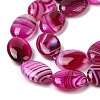 Natural Striped Agate/Banded Agate Beads Strands G-Q182-01-5